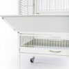 Dometop Bird Cage, Large, Chalk White - Image 6