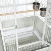 Dometop Bird Cage, Large, Chalk White - Image 5