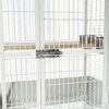 Dometop Bird Cage, Large, Chalk White - Image 8