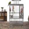 Large Stainless Steel Play Top Bird Cage - Image 9